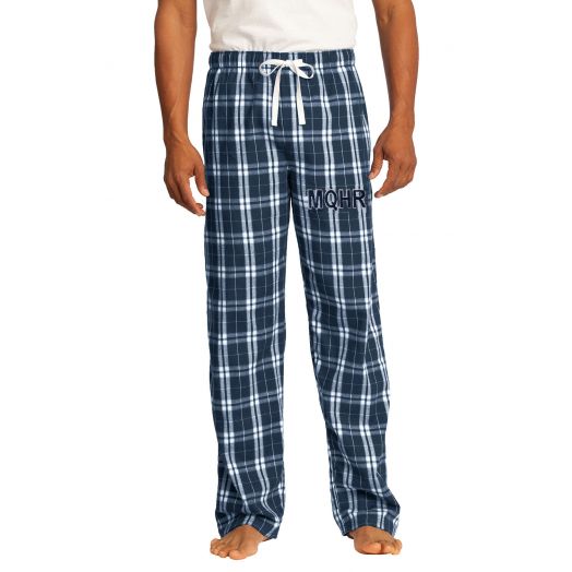 Adult Flannel Pajama Pants with Mary Queen Logo