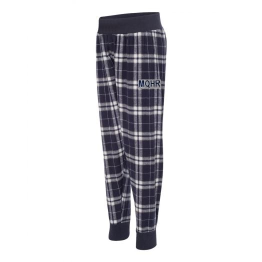 Youth Flannel Jogger Pant with Mary Queen Logo
