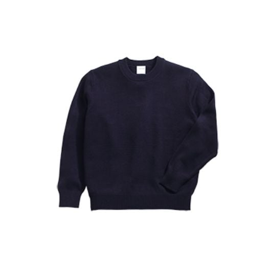 Elderwear Navy Crewneck Pullover Sweater