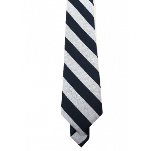 Navy/Silvery In Hand Tie