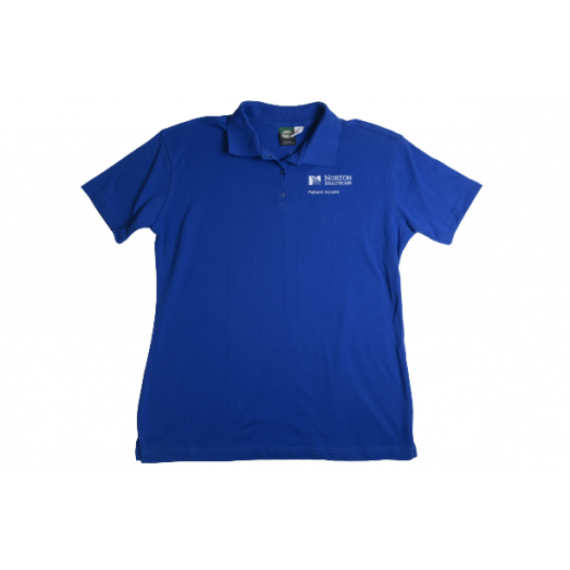 Female Short Sleeve Polo Shirt with Norton Patient Access Logo