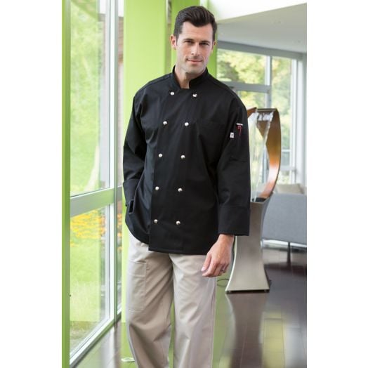 Reaction Chef Coat with Stainless Steel Snaps