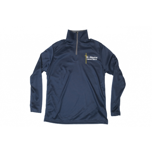 1/4 Zip Performance Pullover with St. Aloysius Logo
