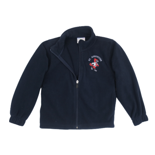 Full Zip Fleece Jacket with St. Augustine Logo