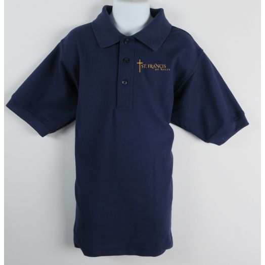 Short Sleeve Polo Shirt with St. Francis de Sales Logo