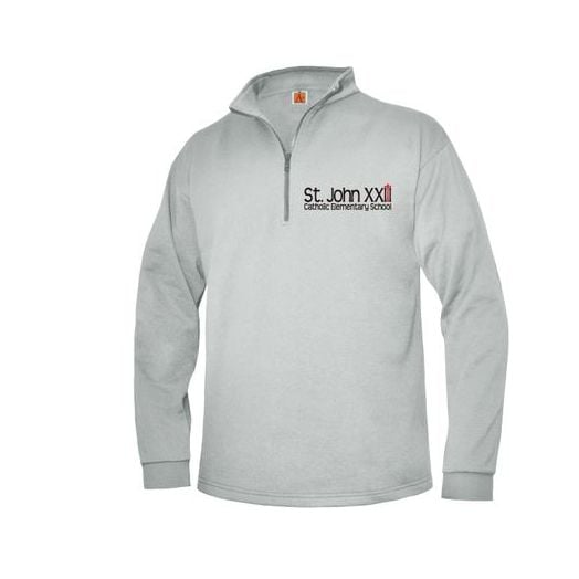 1/4 Zip Pullover Sweatshirt with St. John 23 Logo