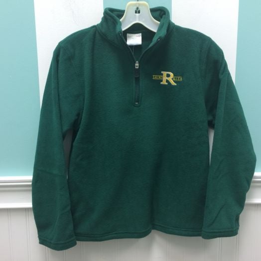 1/4 Zip Fleece Pullover with St. Rita Logo