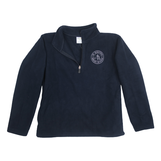 1/4 Zip Fleece Pullover with St. Susanna Logo