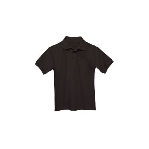 Short Sleeve Black Polo Shirt