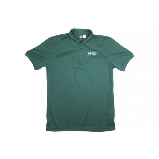 Short Sleeve Dri-Fit Polo Shirt with Badin HS Logo