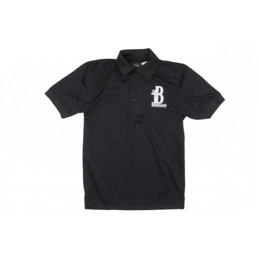 Short Sleeve Dri-Fit Polo Shirt with St. Bernard Logo