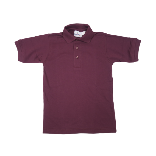 Short Sleeve Maroon Polo Shirt