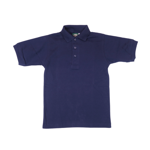 Short Sleeve Navy Polo Shirt