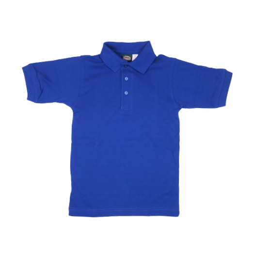 Short Sleeve Royal Blue Polo Shirt