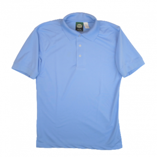Short Sleeve Light Blue Dri-Fit Polo Shirt