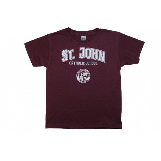 Short Sleeve T-Shirt With St. John (Georgetown) Logo