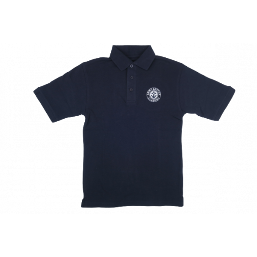 Short Sleeve Polo Shirt with St. Agatha Logo