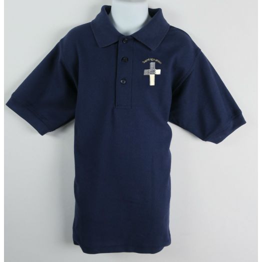 Short Sleeve Polo Shirt with St. Ignatius of Loyola Logo