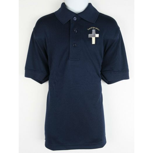 Short Sleeve Dri-Fit Polo Shirt with St. Ignatius of Loyola Logo