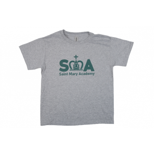 Gym T-Shirt with St. Mary Academy Logo