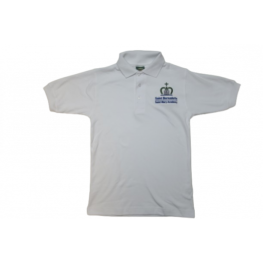 Short Sleeve Polo Shirt with St. Mary Academy Logo