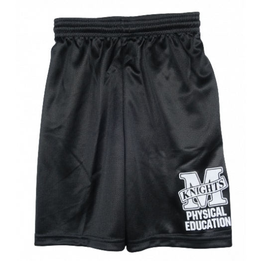 Gym Short with St. Michael Logo