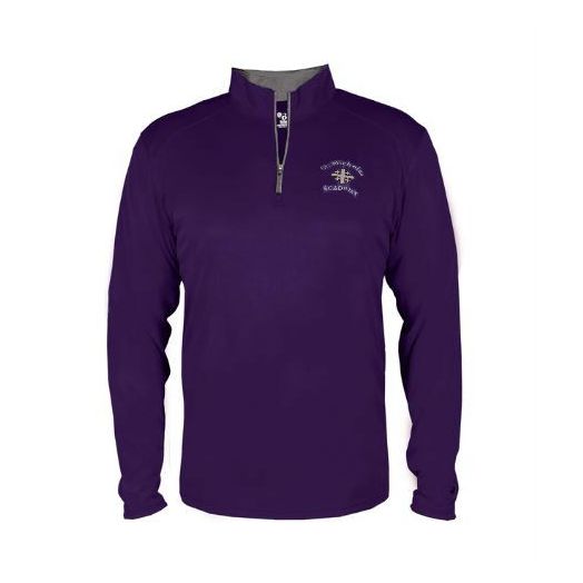 1/4 Zip Performance Pullover with St. Nicholas Logo