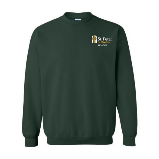 Crewneck Sweatshirt with St. Peter in Chains Logo