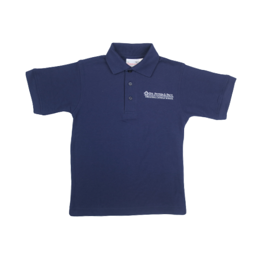 Short Sleeve Polo Shirt with Sts. Peter and Paul (Lexington) Logo