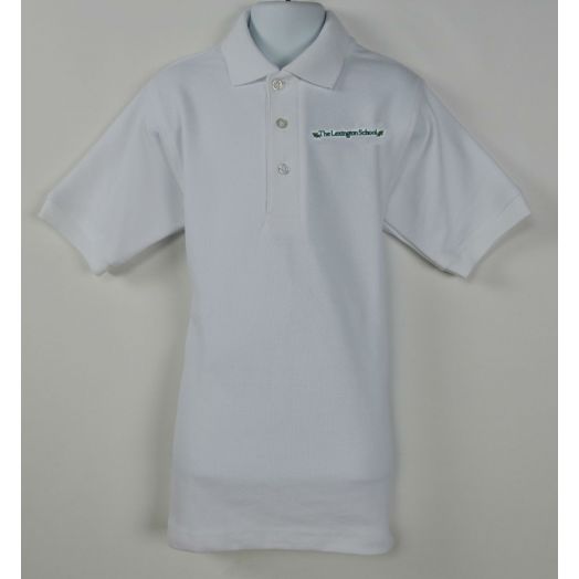 Short Sleeve Polo Shirt with The Lexington School Logo