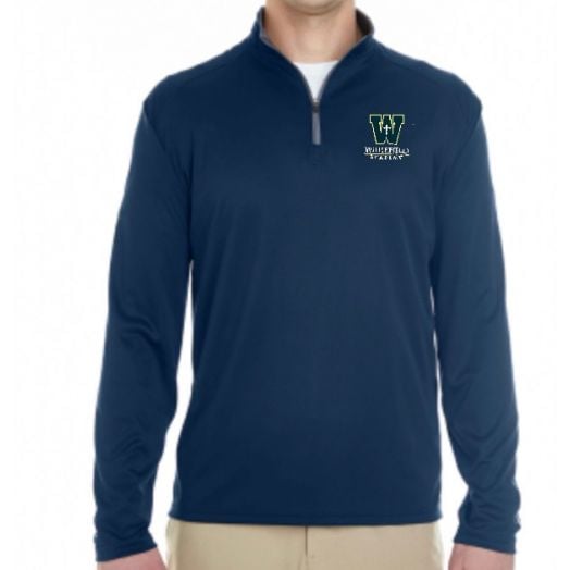 1/4 Zip Performance Pullover with Whitefield Logo