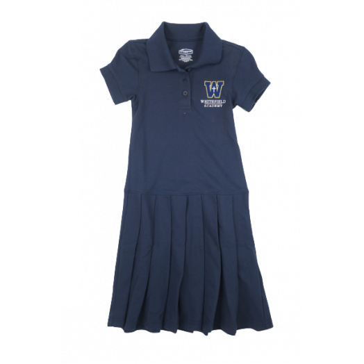 Girls Polo Dress with Whitefield Logo