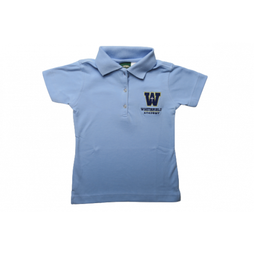 Female Short Sleeve Polo Shirt with Whitefield Logo